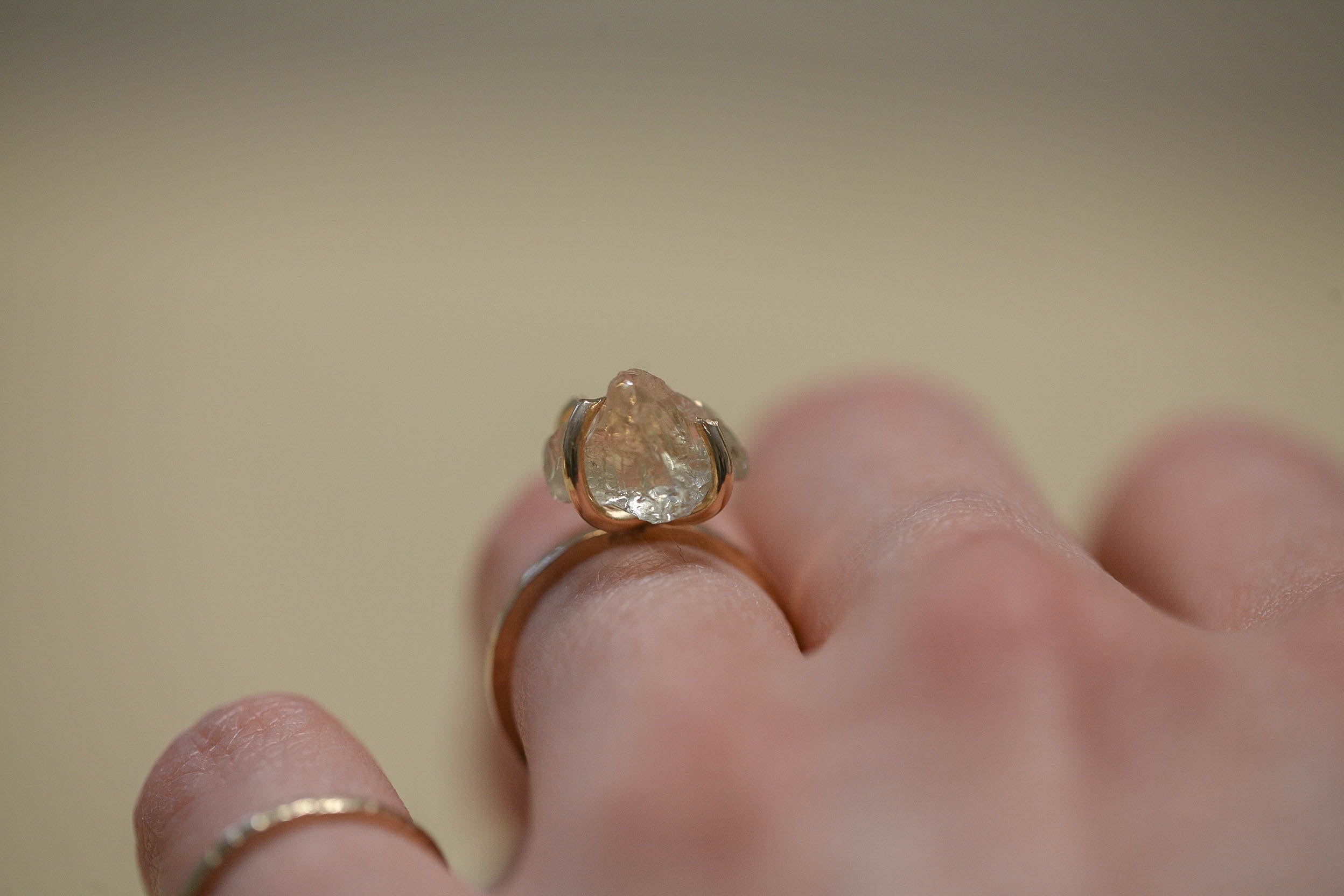 Oregon sunstone ring size 5