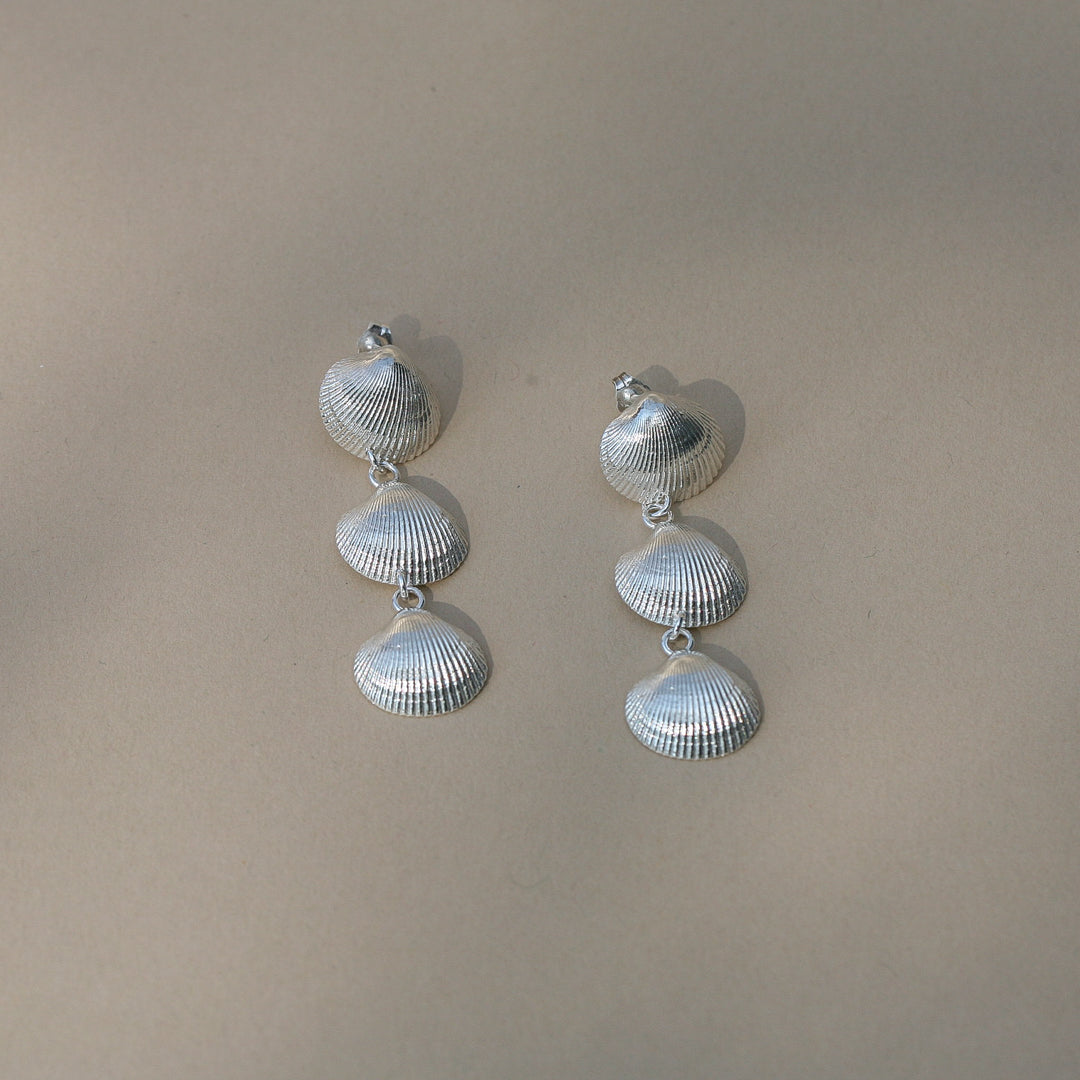 goddess shell earrings