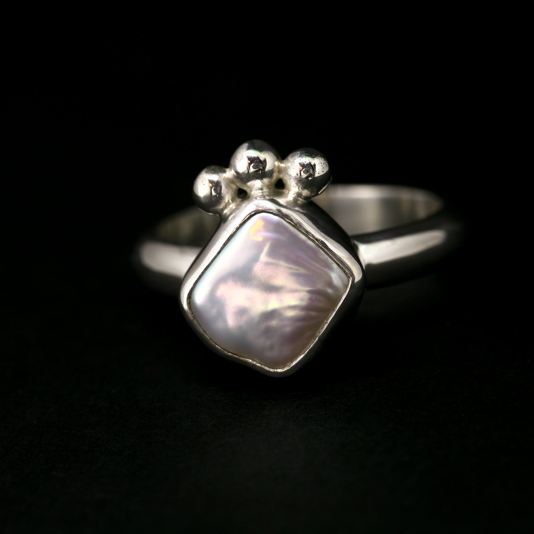 Bague perle losange TAILLE 9