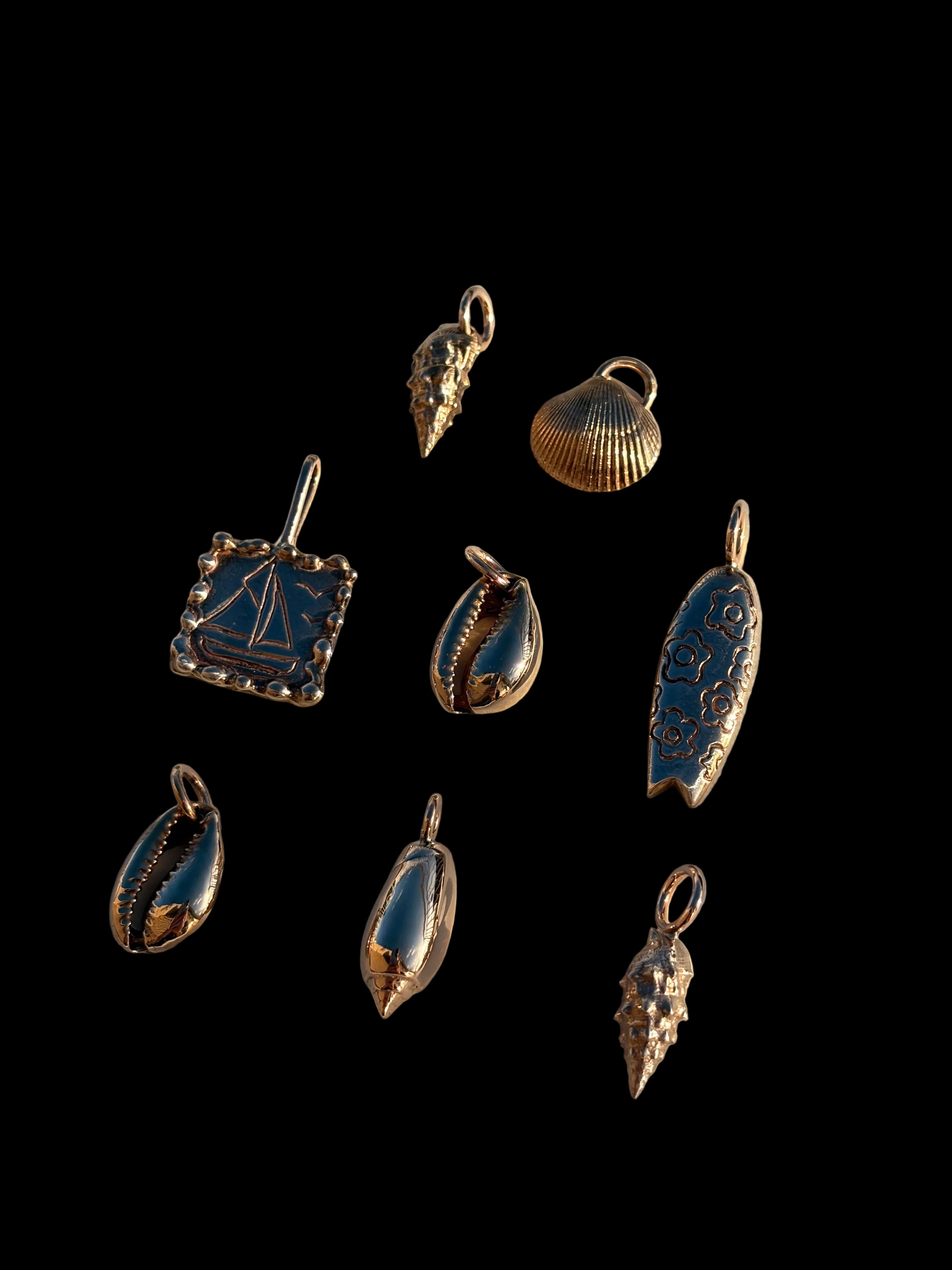 Seashell charms