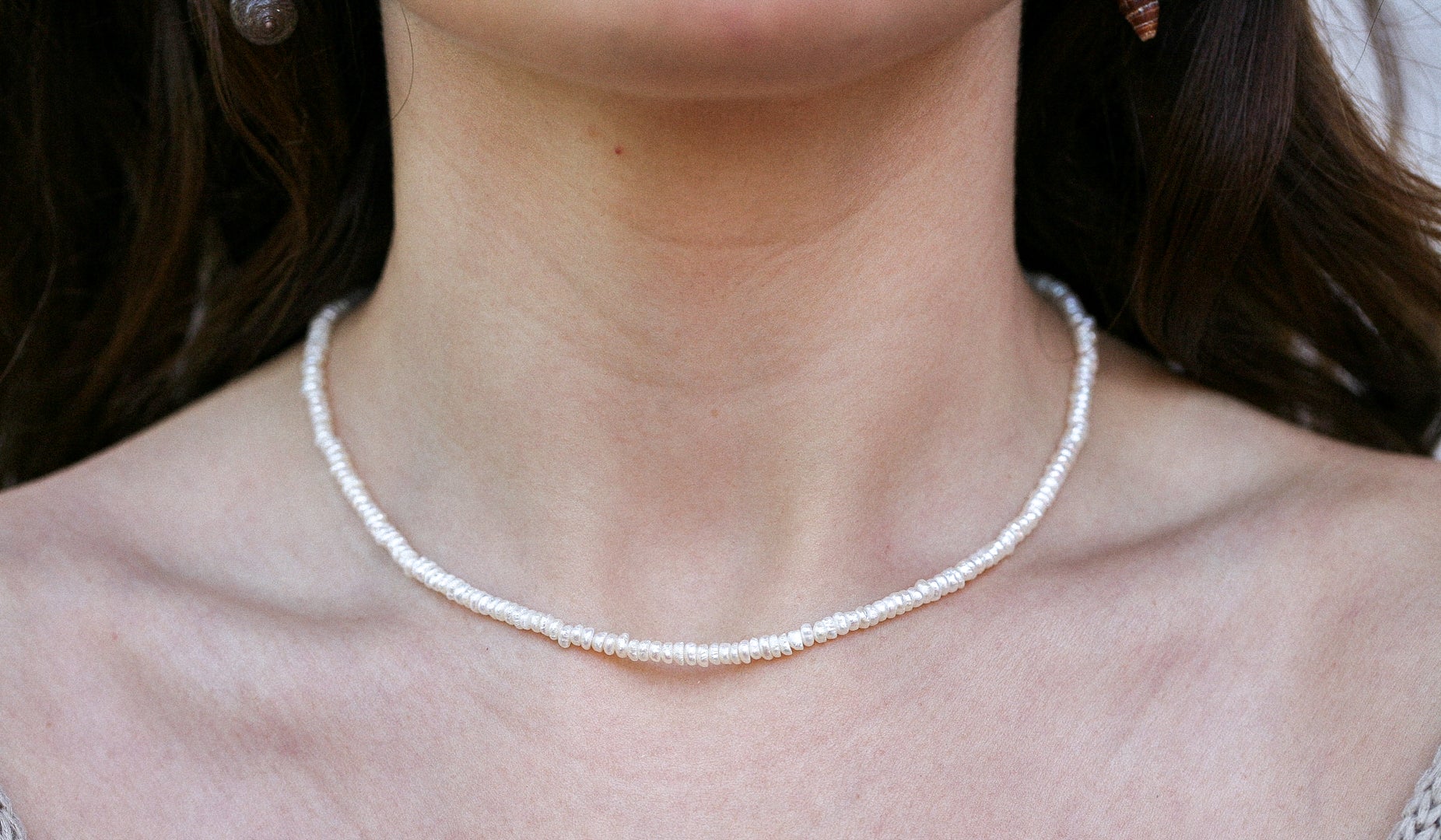 Collier de perles délicates